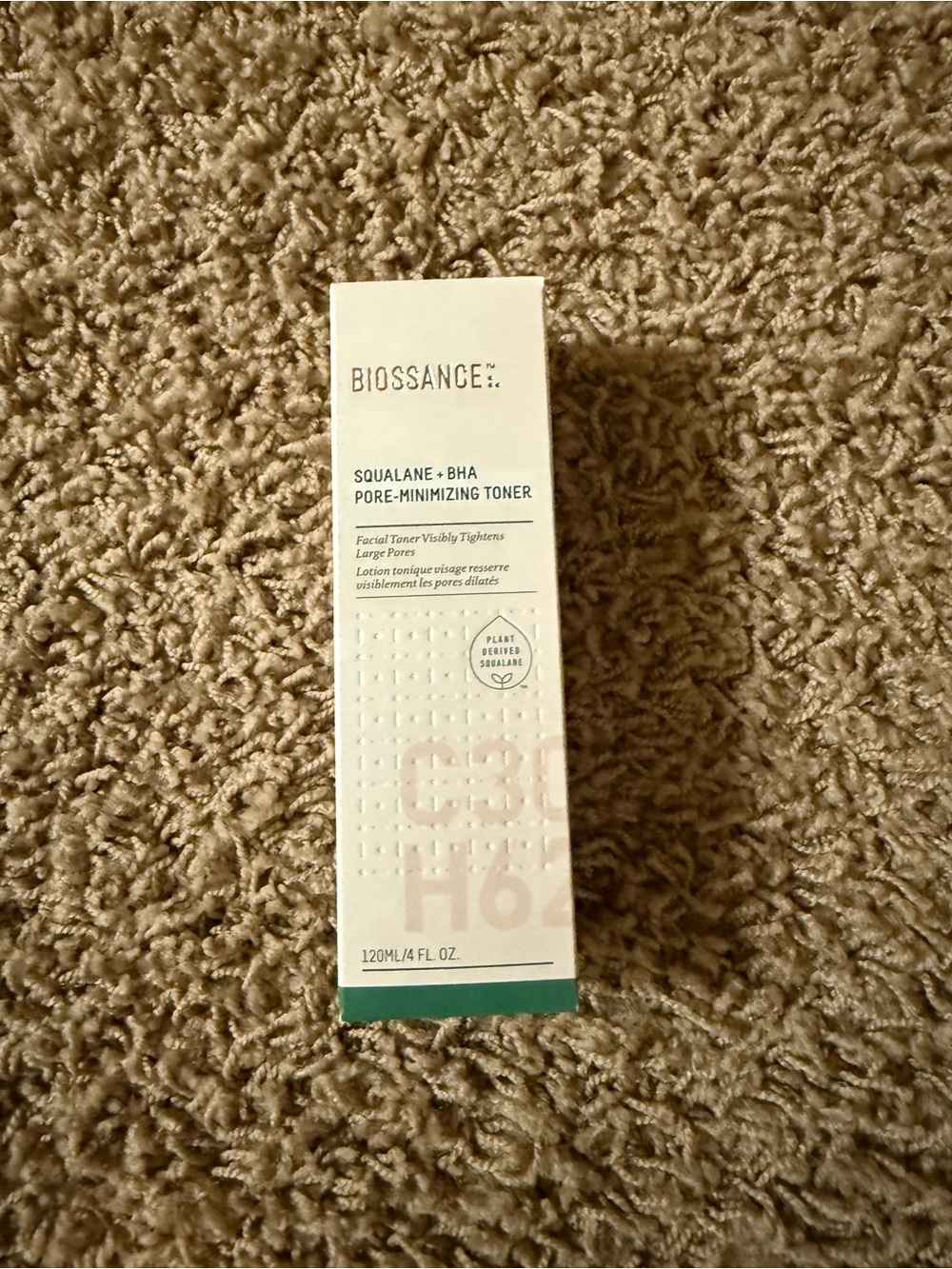 BNIB Biossance Squalane + 2% BHA Pore Minimizing Toner